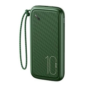 USAMS Powerbank PB56 10000mAh 2xUSB /USB-C / MicroUSB Fast Charge zielony/ dark green 10KCD15003 (US-CD150)