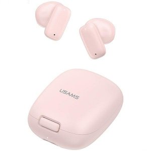 USAMS Słuchawki Bluetooth 5.3 TWSID Series bezprzewodowe różowy/pink BHUID04 (ID25)