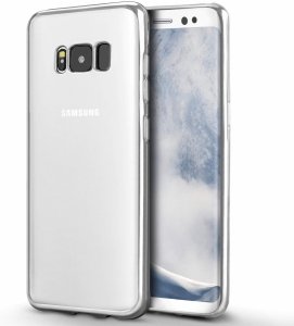 ETUI ELEGANCE PLATE - Samsung Galaxy S8 (silver)