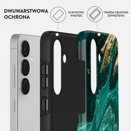 Burga Tough - obudowa ochronna do Samsung Galaxy S25 5G (emerald pool)