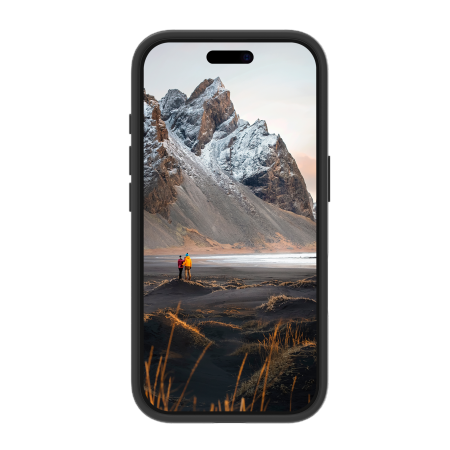 dbramante1928 Iceland Ultra D3O MS Kick - obudowa ochronna z podstawką do iPhone 16 kompatybilna z MagSafe (black)