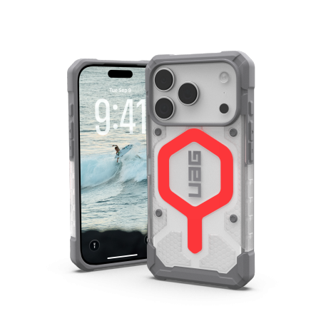 UAG Pathfinder Clear MagSafe Bundle - etui do iPhone 17 Pro kompatybilne z MagSafe oraz smycz na nadgarstek (blues)