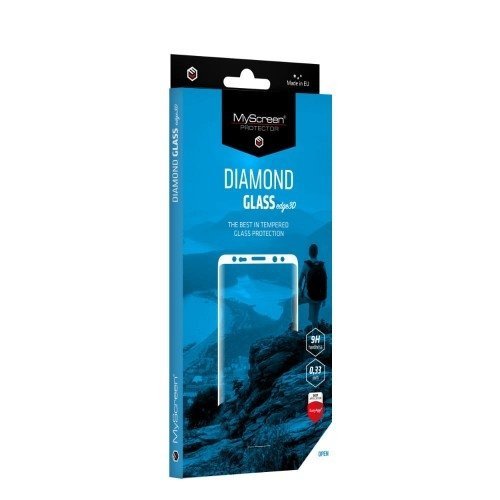MS Diamond Glass Edge 3D iPhone Xrczarny/black szkło hartowane