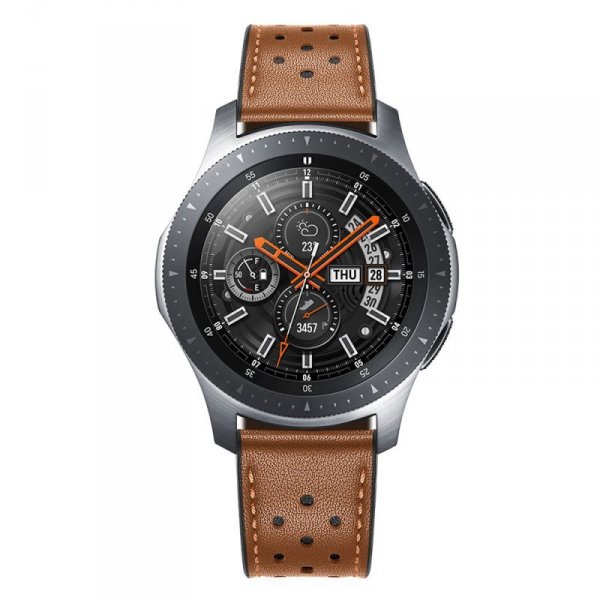 TECH-PROTECT LEATHER SAMSUNG SAMSUNG GALAXY WATCH 46MM BROWN