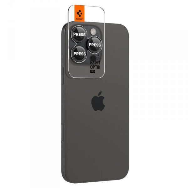 OSŁONA APARATU SPIGEN OPTIK PRO GLAS.TR ”EZ FIT” CAMERA PROTECTOR 2-PACK IPHONE 14 PRO / PRO MAX / 15 PRO / PRO MAX / 16 PRO / P