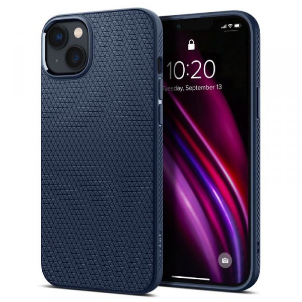 ETUI SPIGEN  LIQUID AIR IPHONE 14 PLUS / 15 PLUS NAVY BLUE