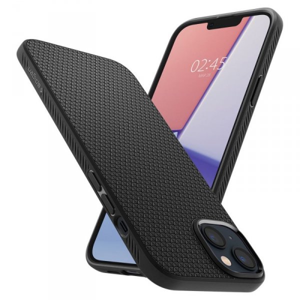 ETUI SPIGEN  LIQUID AIR IPHONE 14 MATTE BLACK