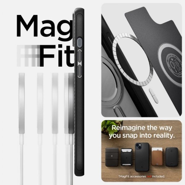 ETUI SPIGEN  MAG ARMOR IPHONE 14 PLUS / 15 PLUS MATTE BLACK