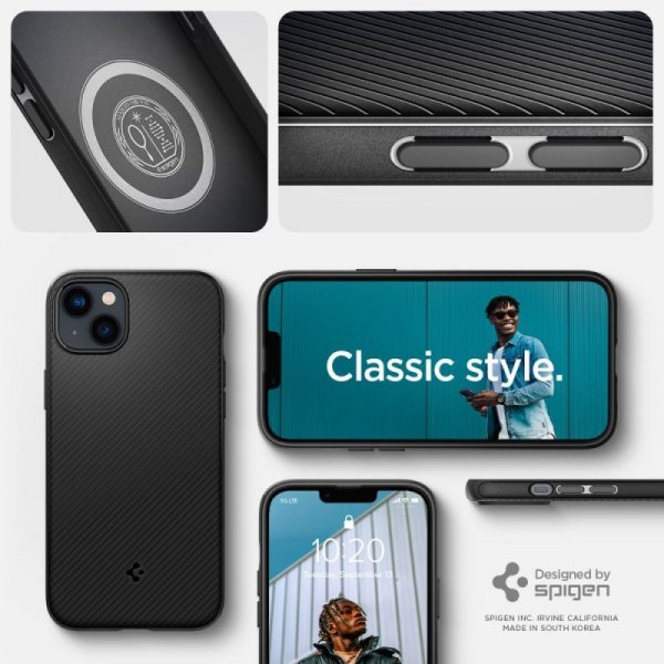 ETUI SPIGEN  MAG ARMOR IPHONE 14 PLUS / 15 PLUS MATTE BLACK