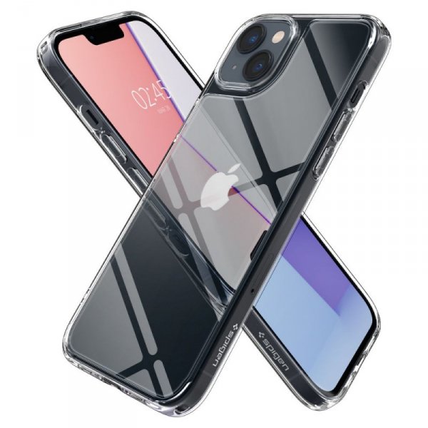ETUI SPIGEN  QUARTZ HYBRID IPHONE 14 PLUS / 15 PLUS CRYSTAL CLEAR