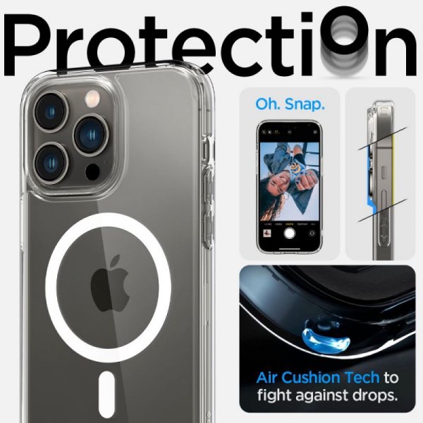 ETUI SPIGEN  ULTRA HYBRID MAG MAGSAFE IPHONE 14 PRO WHITE