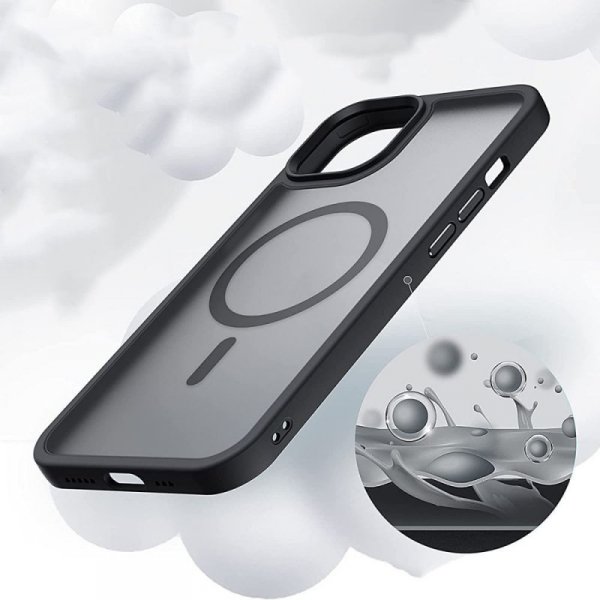 ETUI PLECKI CASE NAKŁADKA TECH-PROTECT  MAGMAT MAGSAFE IPHONE 14 PRO MAX MATTE BLACK