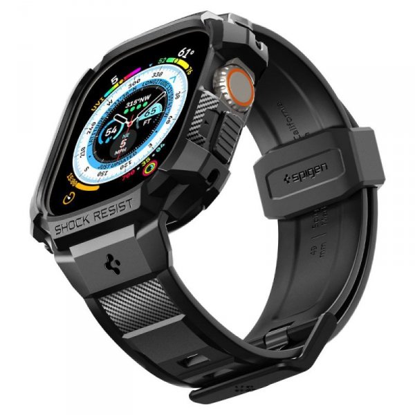 ETUI SPIGEN  RUGGED ARMOR ”PRO” APPLE WATCH ULTRA 1 / 2 (49 MM) BLACK