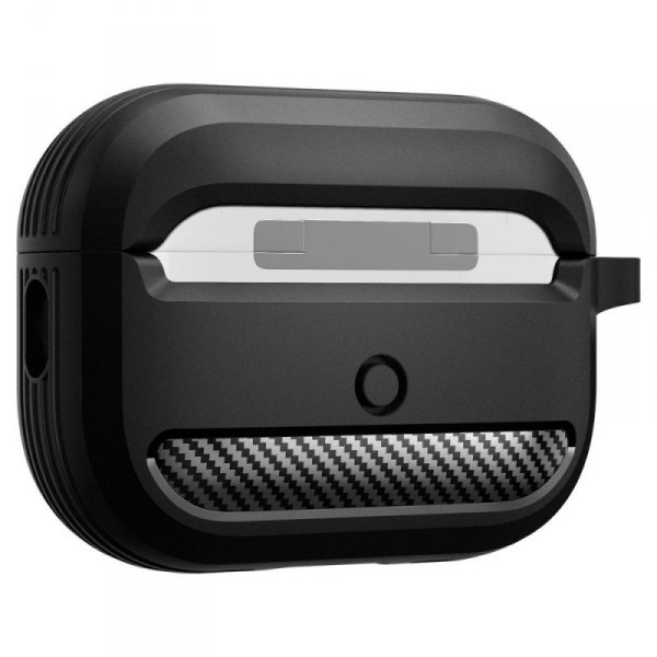 ETUI SPIGEN  RUGGED ARMOR APPLE AIRPODS PRO 1 / 2 MATTE BLACK