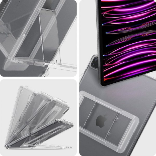 ETUI SPIGEN  AIRSKIN HYBRID ”S” IPAD PRO 12.9 4 / 5 / 6 / 2020-2022 CRYSTAL CLEAR