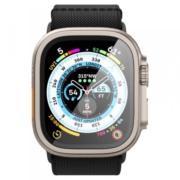SZKŁO HARTOWANE SPIGEN GLAS.TR SLIM PRO APPLE WATCH ULTRA 1 / 2 (49 MM) TITANIUM