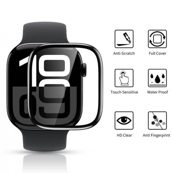 SZKŁO HYBRYDOWE HOFI HYBRID PRO+ HUAWEI WATCH 4 PRO (48 MM) BLACK