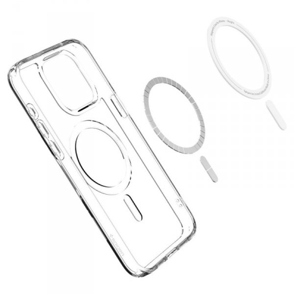ETUI SPIGEN  ULTRA HYBRID MAG MAGSAFE IPHONE 15 PRO MAX WHITE