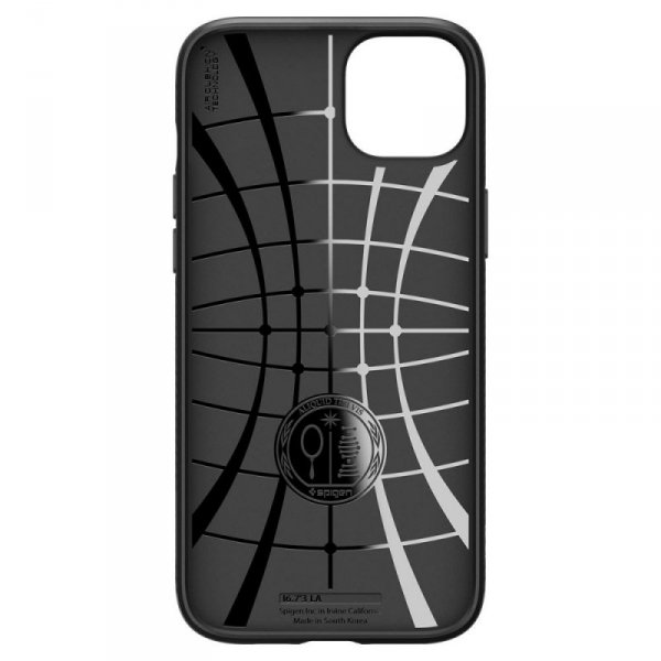 ETUI SPIGEN  LIQUID AIR IPHONE 15 PLUS MATTE BLACK