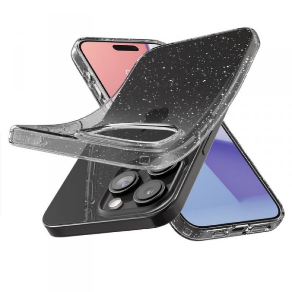 ETUI SPIGEN  LIQUID CRYSTAL IPHONE 15 PRO MAX GLITTER CRYSTAL