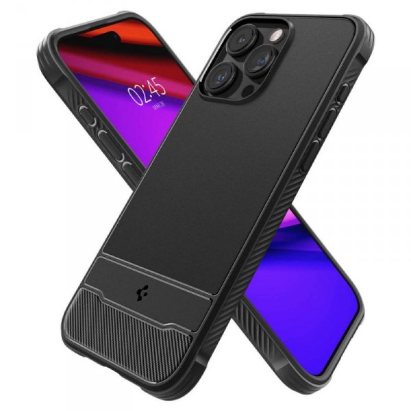 ETUI SPIGEN  RUGGED ARMOR MAG MAGSAFE IPHONE 15 PRO MAX MATTE BLACK