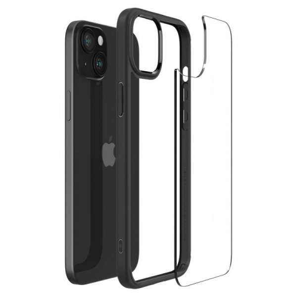 ETUI SPIGEN  ULTRA HYBRID IPHONE 15 MATTE BLACK