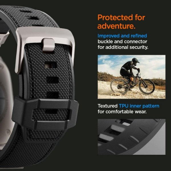 ETUI SPIGEN  DURAPRO ARMOR APPLE WATCH 6 / 7 / 8 / 9 / 10 / SE / ULTRA 1 / 2 (44 / 45 / 46 / 49 MM) BLACK