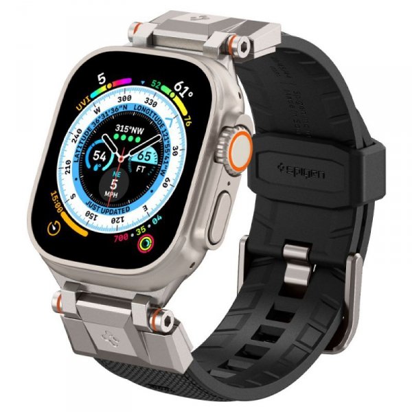 ETUI SPIGEN  DURAPRO ARMOR APPLE WATCH 6 / 7 / 8 / 9 / 10 / SE / ULTRA 1 / 2 (44 / 45 / 46 / 49 MM) BLACK