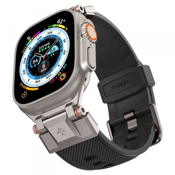 ETUI SPIGEN  DURAPRO ARMOR APPLE WATCH 6 / 7 / 8 / 9 / 10 / SE / ULTRA 1 / 2 (44 / 45 / 46 / 49 MM) BLACK