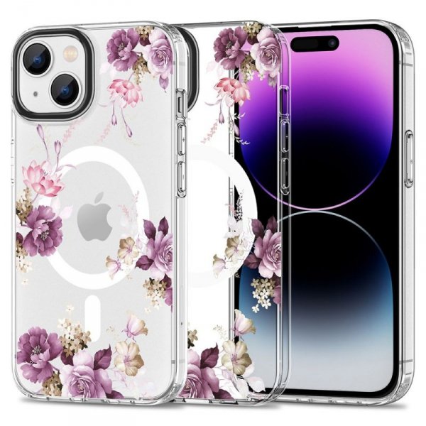 TECH-PROTECT MAGMOOD MAGSAFE IPHONE 15 PLUS SPRING FLORAL