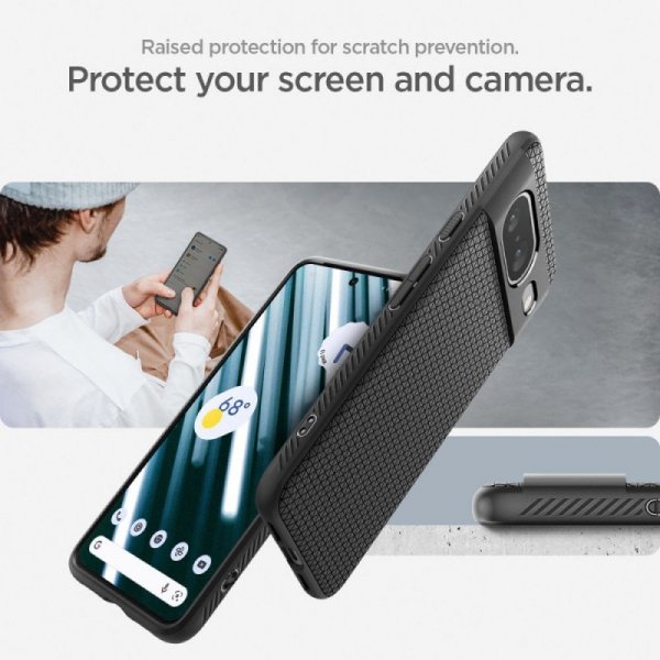 ETUI SPIGEN  LIQUID AIR GOOGLE PIXEL 8 MATTE BLACK