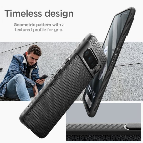 ETUI SPIGEN  LIQUID AIR GOOGLE PIXEL 8 PRO MATTE BLACK