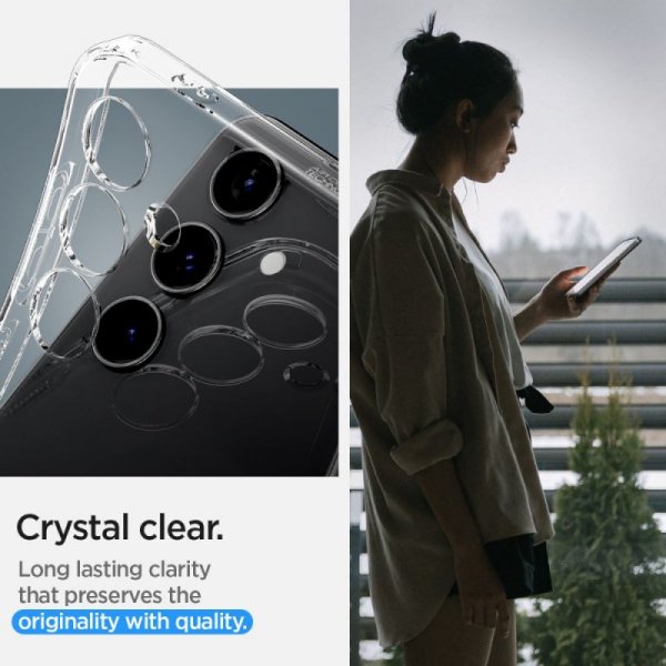 ETUI SPIGEN  LIQUID CRYSTAL GALAXY S24 CRYSTAL CLEAR