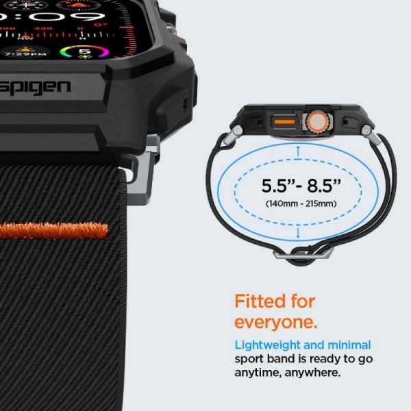 SPIGEN LITE FIT ”PRO” APPLE WATCH ULTRA 1 / 2 (49 MM) MATTE BLACK
