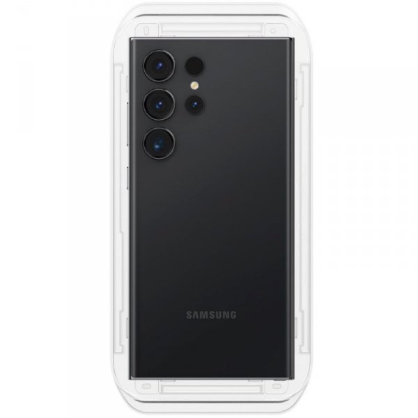 SZKŁO HARTOWANE SPIGEN GLAS.TR ”EZ FIT” 2-PACK GALAXY S24 ULTRA CLEAR