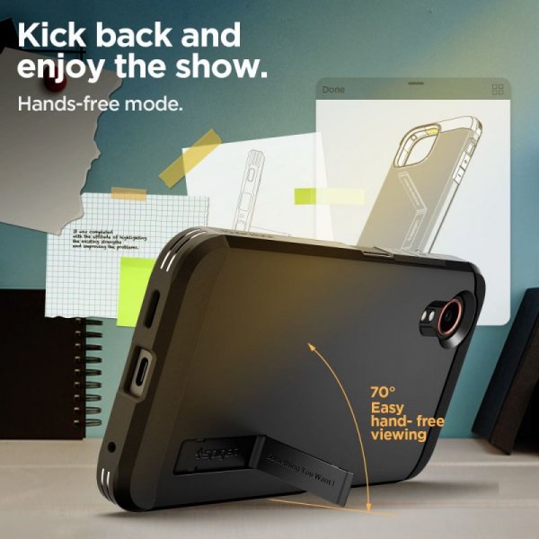 ETUI SPIGEN  TOUGH ARMOR GALAXY XCOVER 7 BLACK