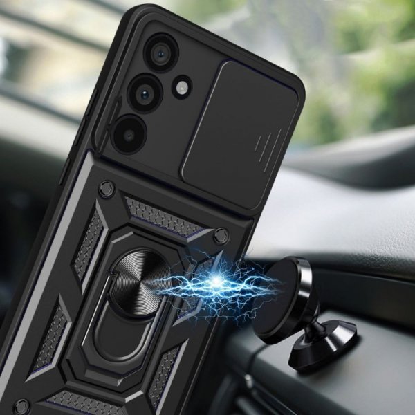 ETUI PANCERNE ETUI PLECKI NAKŁADKA CASE TECH-PROTECT   CAMSHIELD PRO SAMSUNG GALAXY M55 5G BLACK