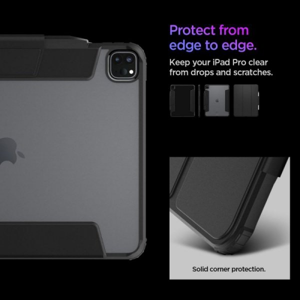 SPIGEN ULTRA HYBRID ”PRO” IPAD PRO 13” 7 / 2024 BLACK