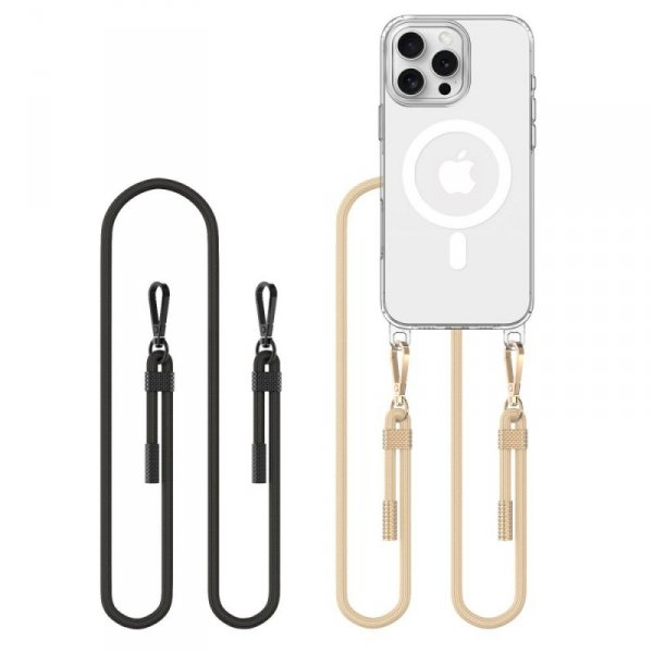 TECH-PROTECT FLEXAIR CHAIN MAGSAFE IPHONE 16 PRO BLACK & TAUPE