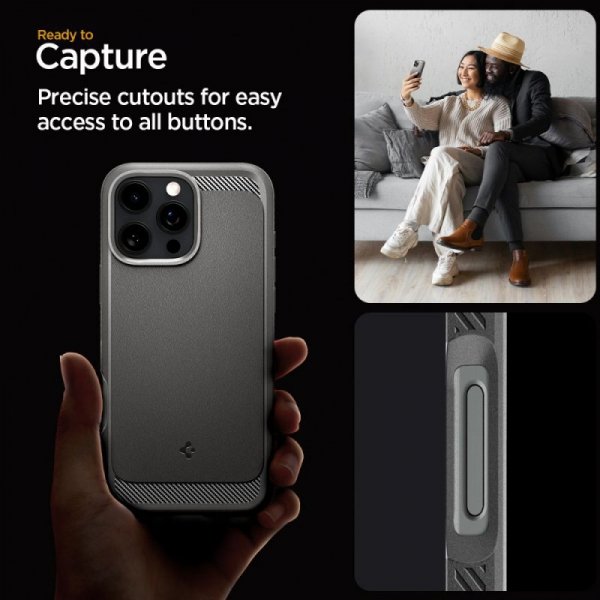 SPIGEN RUGGED ARMOR MAG MAGSAFE IPHONE 16 PRO MAX GREY