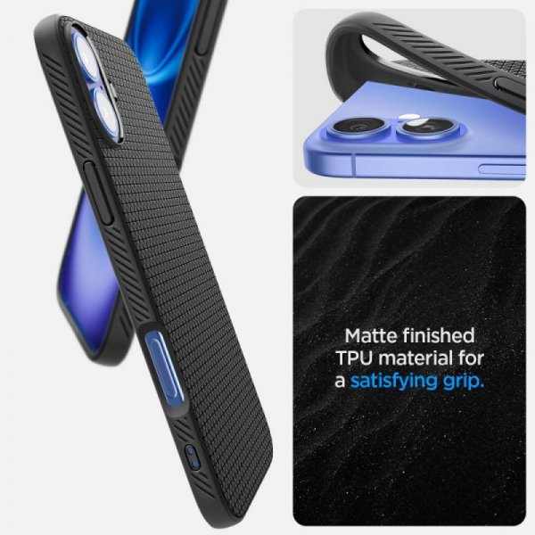 SPIGEN LIQUID AIR IPHONE 16 PLUS MATTE BLACK