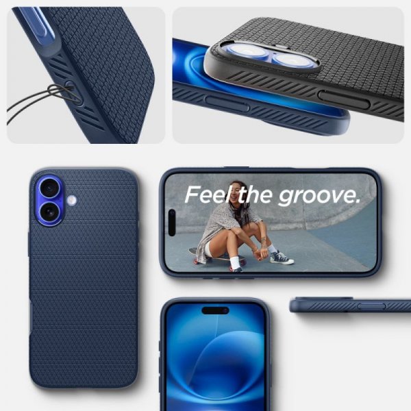 SPIGEN LIQUID AIR IPHONE 16 NAVY BLUE