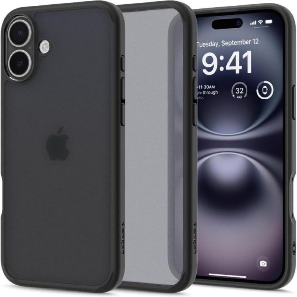 SPIGEN ULTRA HYBRID IPHONE 16 FROST BLACK