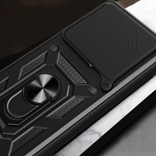 ETUI PANCERNE ETUI PLECKI NAKŁADKA CASE TECH-PROTECT   CAMSHIELD PRO XIAOMI REDMI 13 BLACK