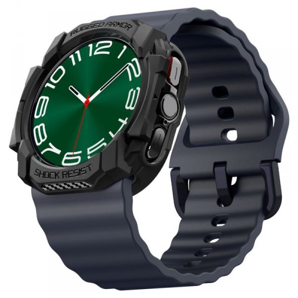 ETUI SPIGEN  RUGGED ARMOR SAMSUNG GALAXY WATCH ULTRA (47 MM) MATTE BLACK