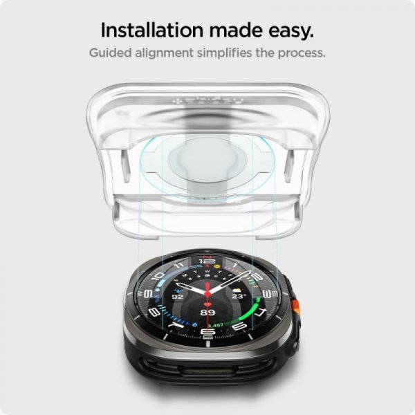 SZKŁO HARTOWANE SPIGEN GLAS.TR ”EZ-FIT” 2-PACK GALAXY WATCH ULTRA (47 MM) CLEAR