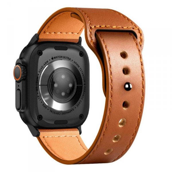 TECH-PROTECT NATURALFIT APPLE WATCH 6 / 7 / 8 / 9 / 10 / SE / ULTRA 1 / 2 (44 / 45 / 46 / 49 MM) BROWN