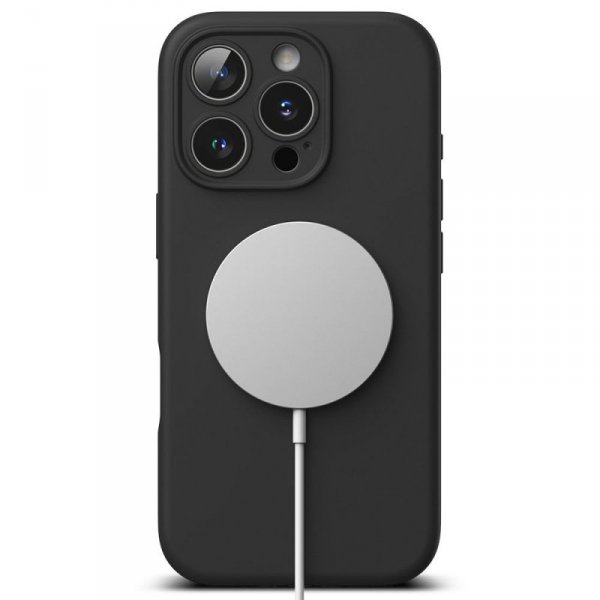 RINGKE SILICONE MAGNETIC MAGSAFE IPHONE 16 PRO MAX BLACK