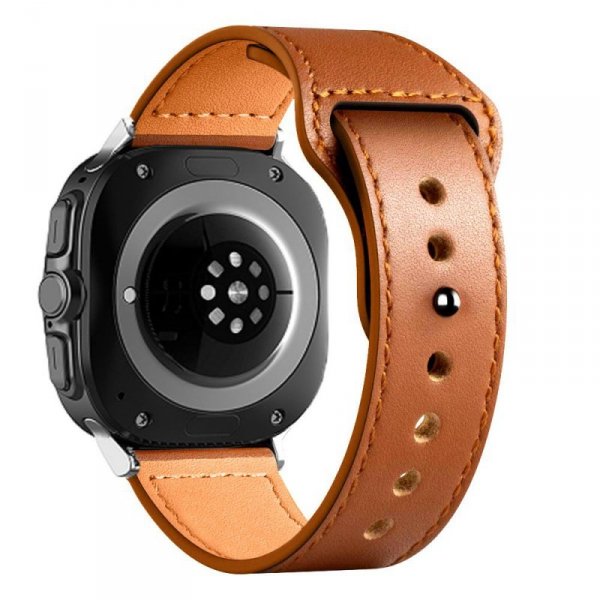 TECH-PROTECT LEATHERFIT SAMSUNG  GALAXY WATCH ULTRA (47 MM) BROWN