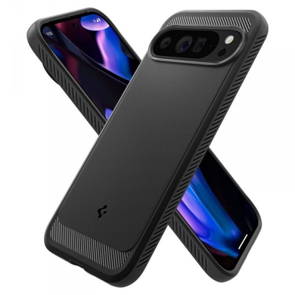 ETUI SPIGEN  RUGGED ARMOR GOOGLE PIXEL 9 PRO XL MATTE BLACK